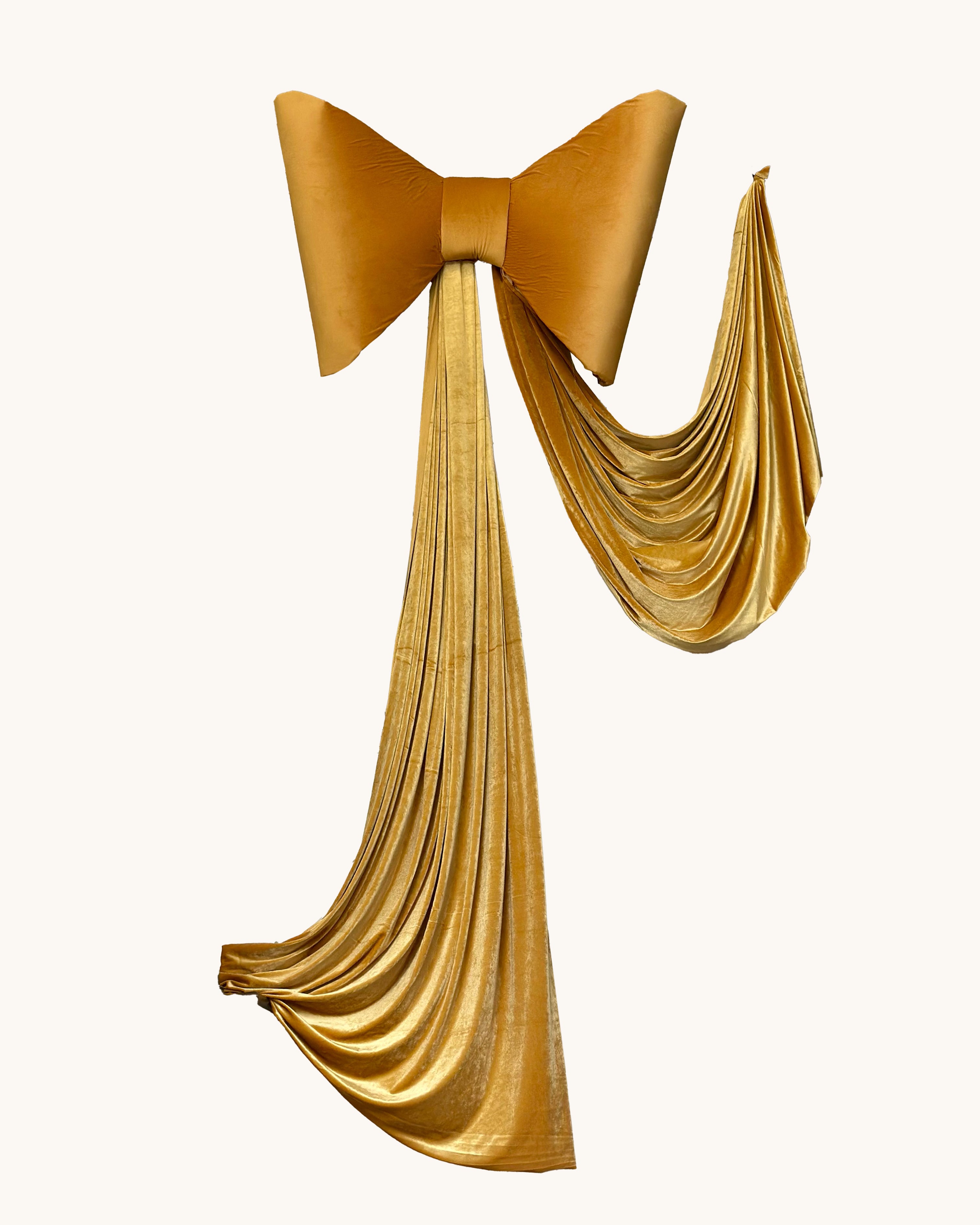 Grand Velvet Gold Bow