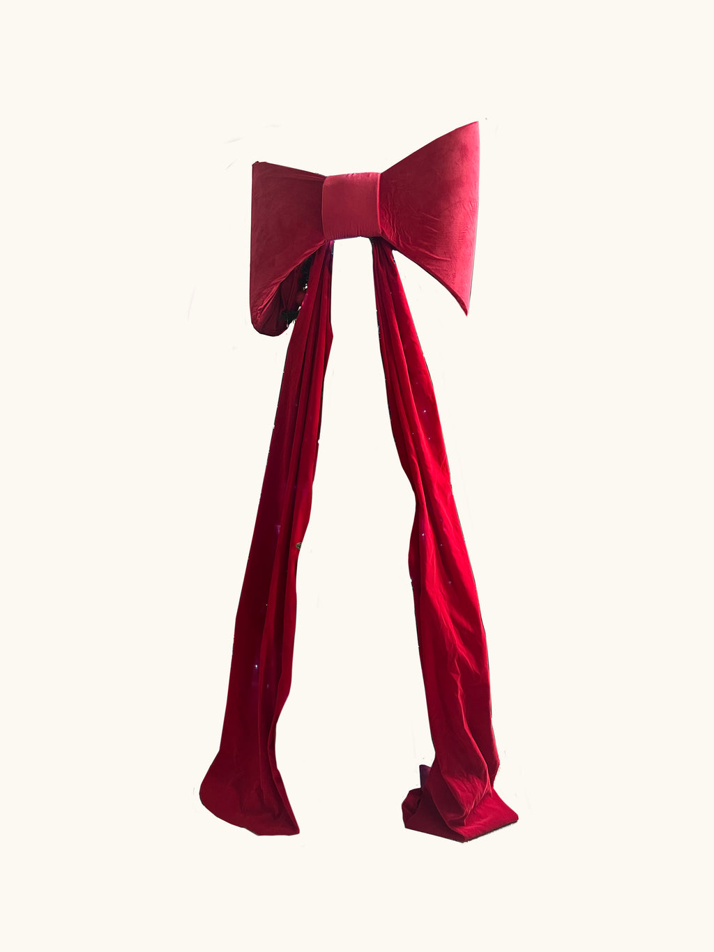 Large Red Velvet Bow