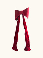Large Red Velvet Bow